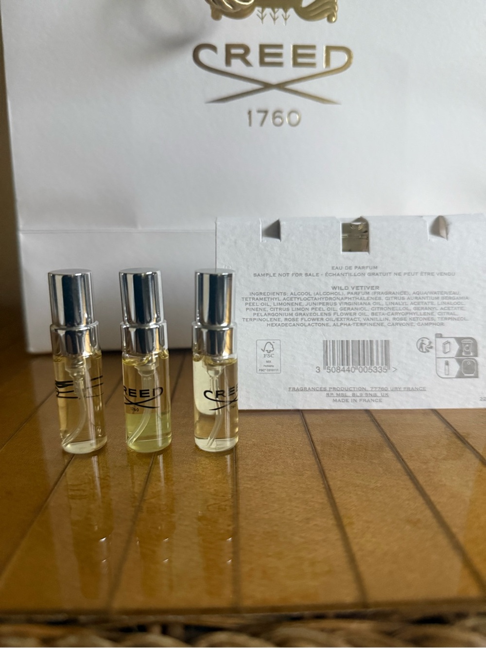 X4 CREED new release wild Vetiver EDP